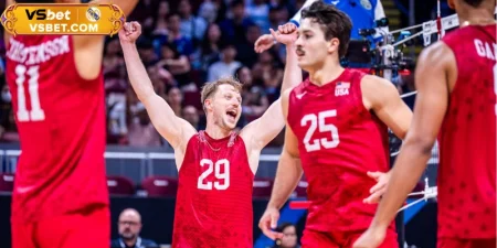 Đội tuyển bóng chuyền nam Mỹ đánh bại Slovenia để tiến vào tứ kết giải vô địch bóng chuyền thế giới